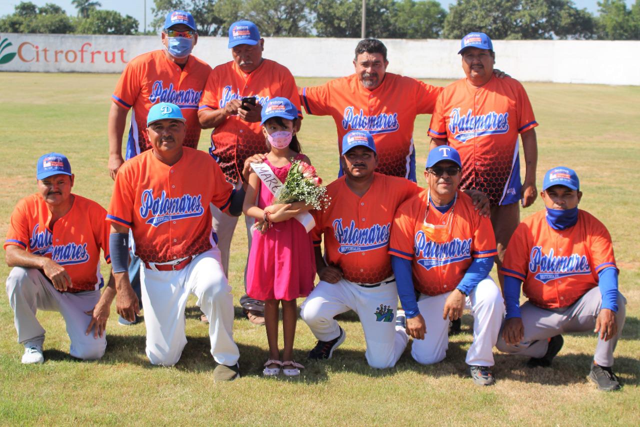 $!Inauguran en Escuinapa Liga de Beisbol Veteranos 40 Años y Más