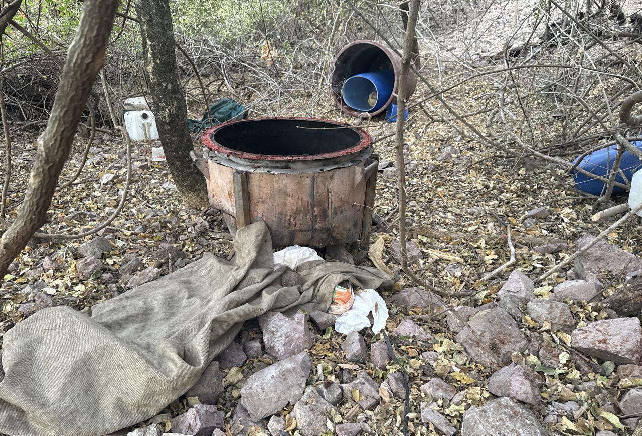 $!Desmantela Marina laboratorio clandestino en Culiacán