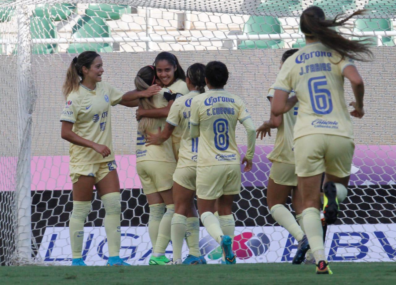 $!América da un golpe de autoridad a Mazatlán Femenil en el Kraken