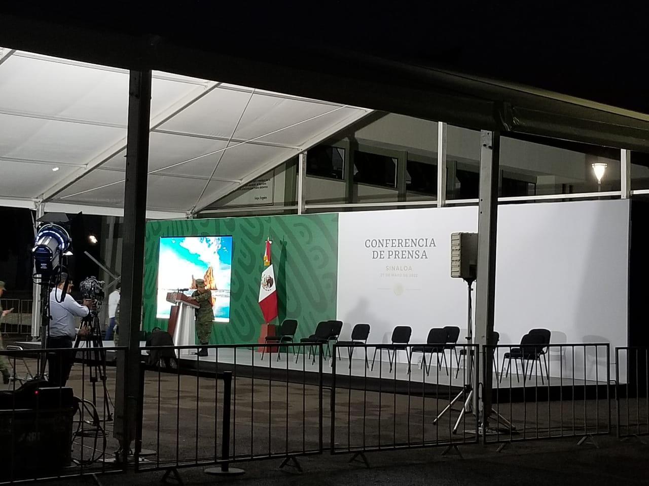 $!Inicia la ‘mañanera’ desde Culiacán; darán informe de seguridad