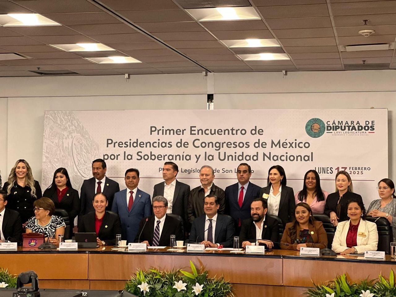 $!Participa Congreso de Sinaloa en Encuentro por la Soberanía y Unidad Nacional