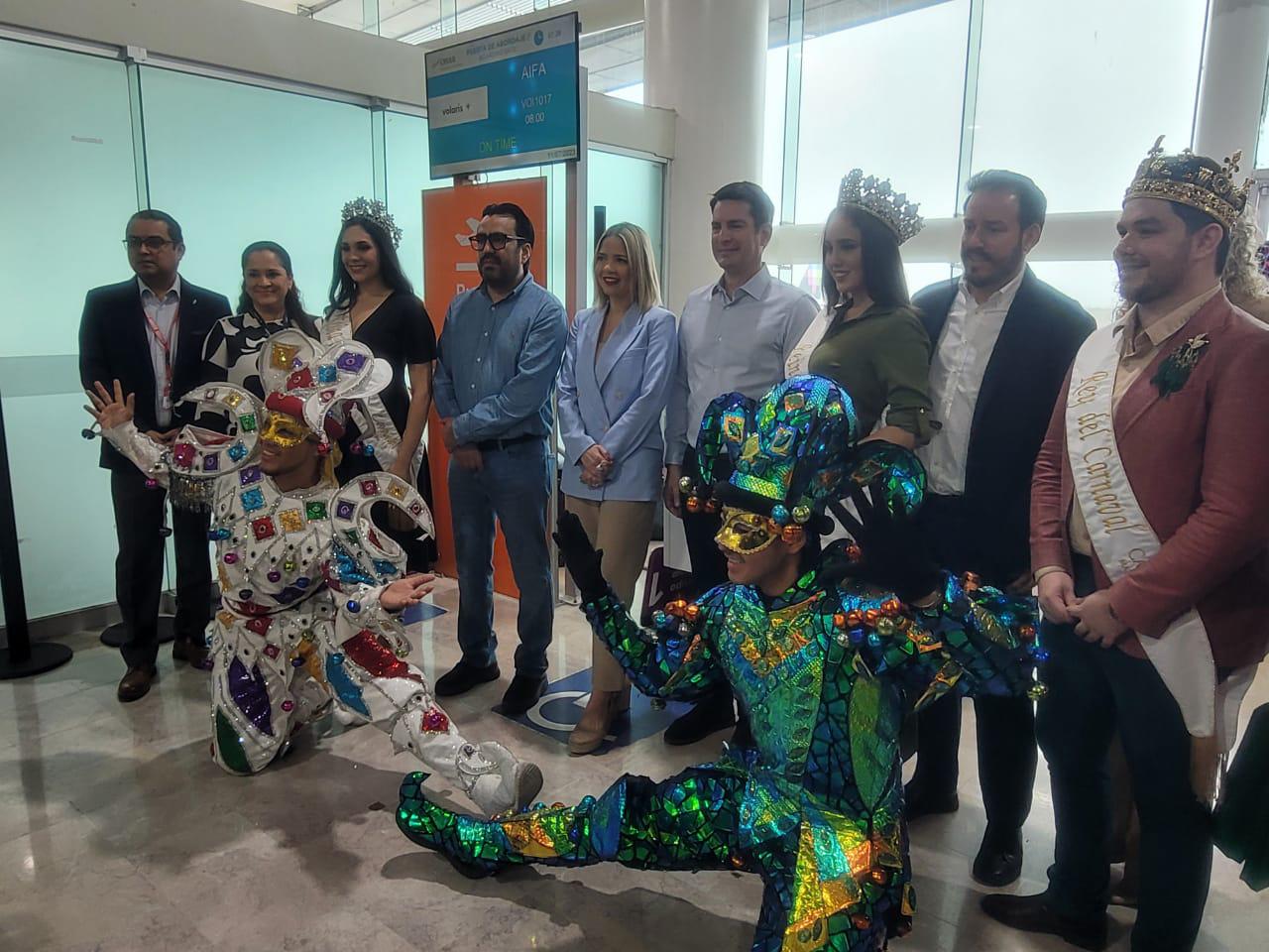 $!Inauguran primer vuelo desde Culiacán hacia el AIFA
