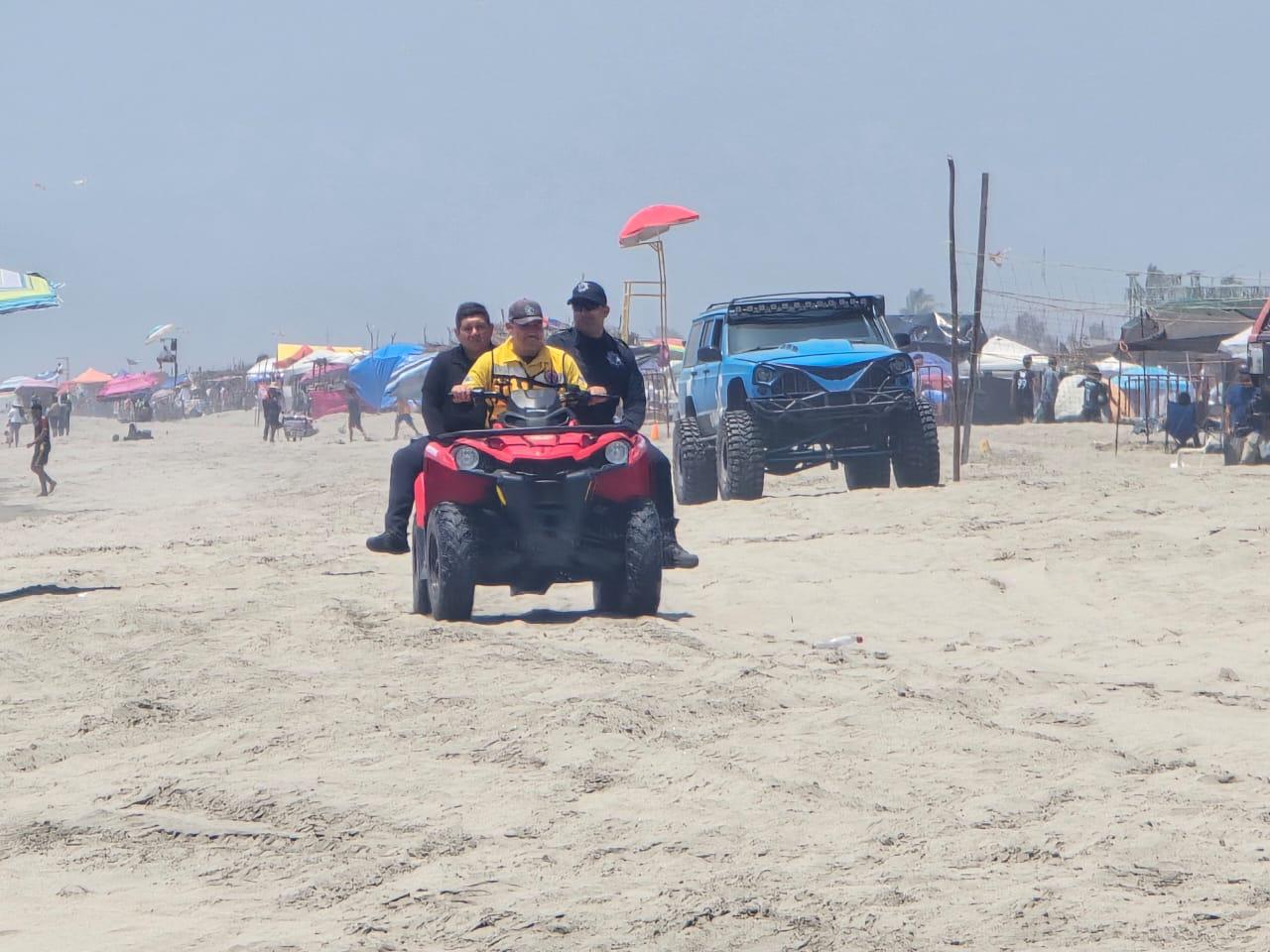 $!Corporaciones mantienen acciones de vigilancia en playas de Rosario