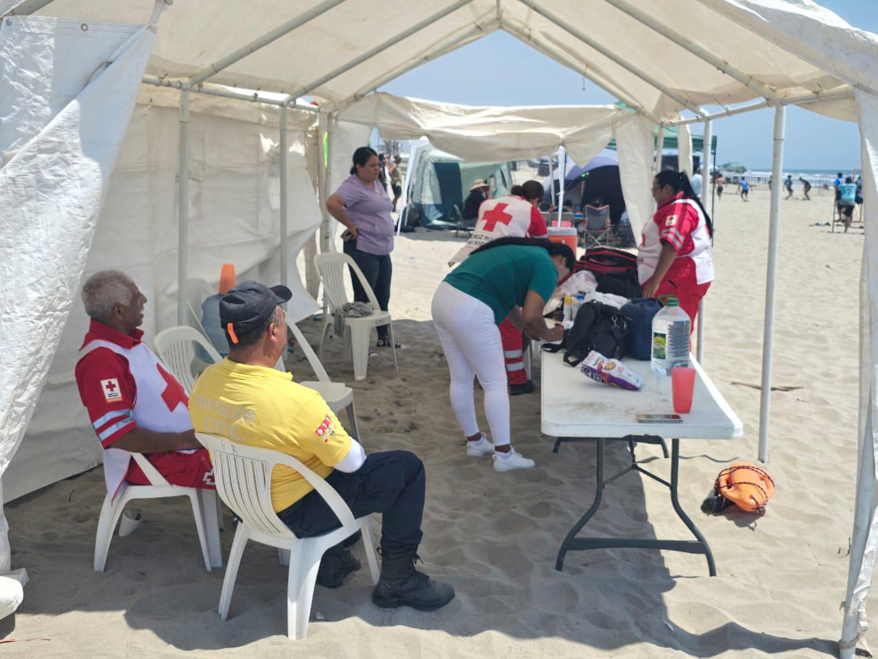 $!Corporaciones mantienen acciones de vigilancia en playas de Rosario