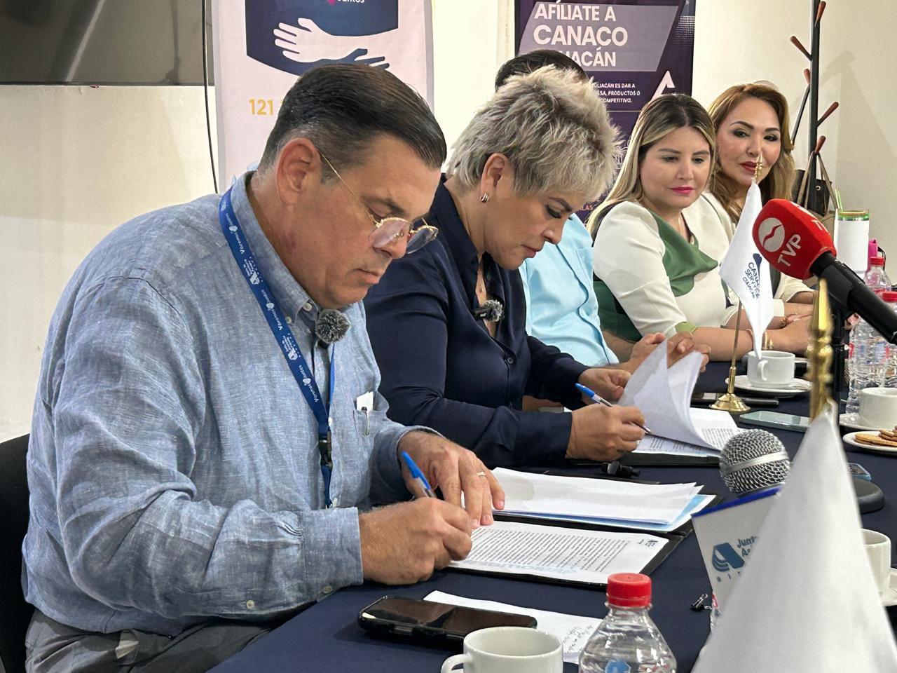 $!Firman alianza Canaco Culiacán y Junta de Asistencia Privada de Sinaloa para trabajar proyectos conjuntos