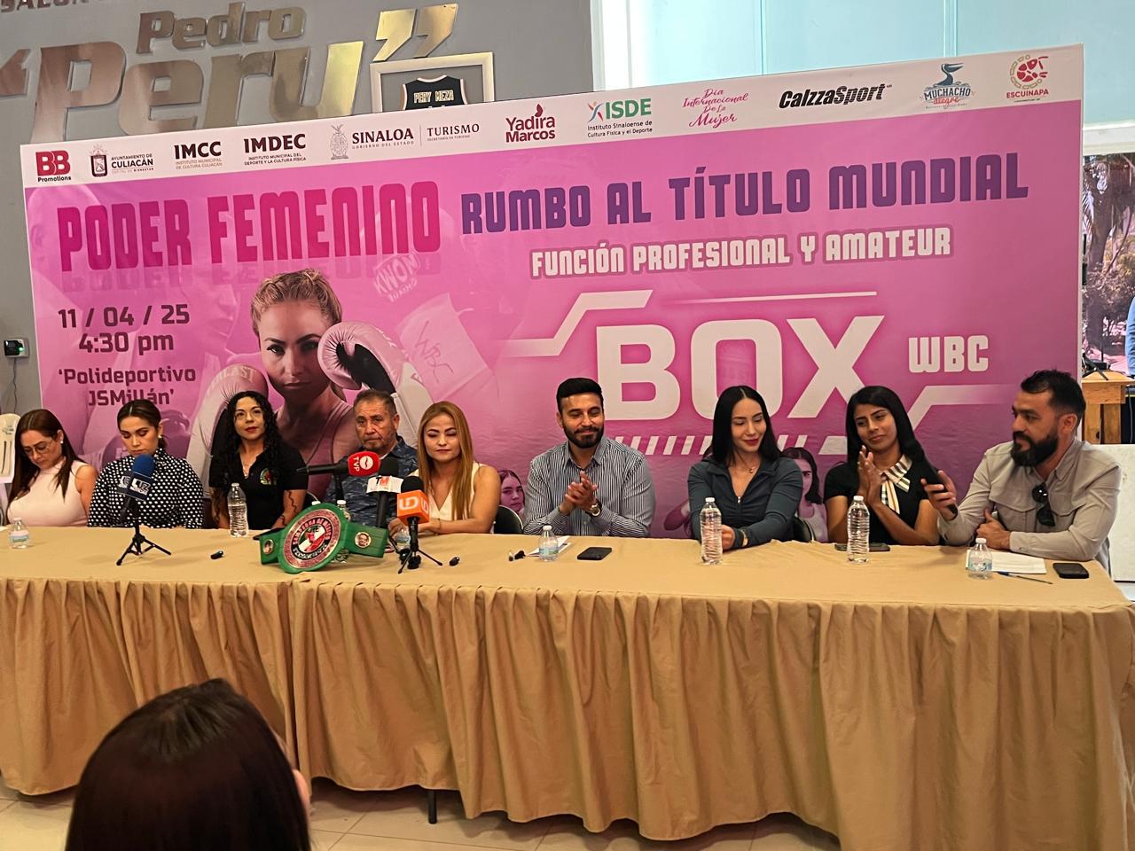 $!Se anuncia histórica función de boxeo ‘Poder Femenino’ en Culiacán