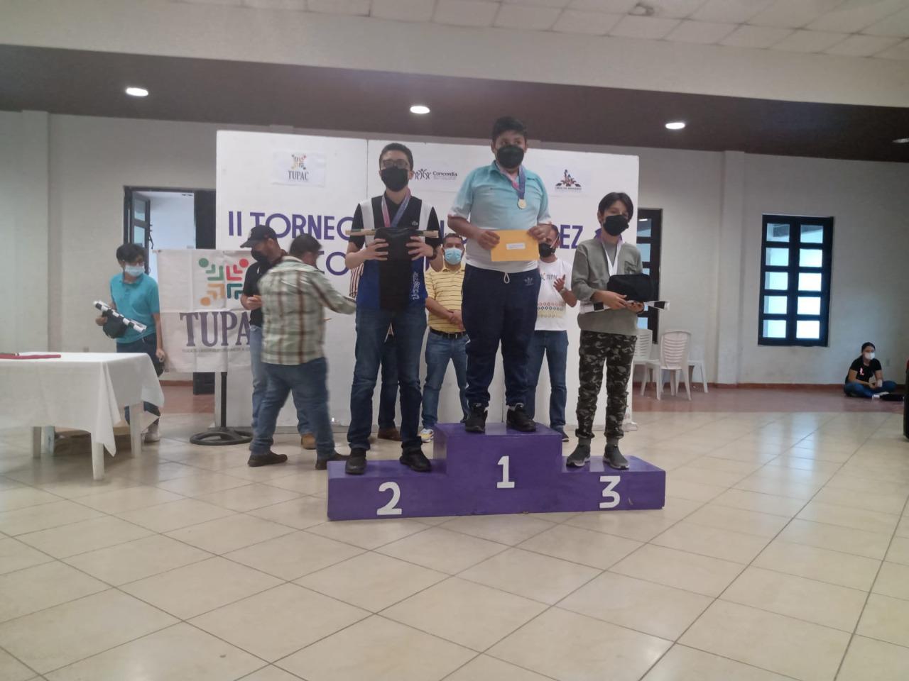 $!Hiram de Jesús Velarde es el rey del Torneo Estatal de Ajedrez Concordia 2022