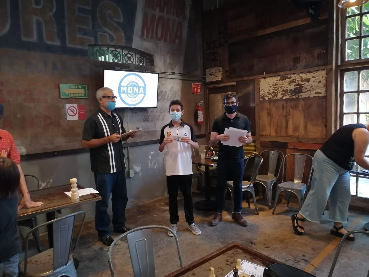 $!Hiram Velarde es el rey del Torneo de Ajedrez de La Mona