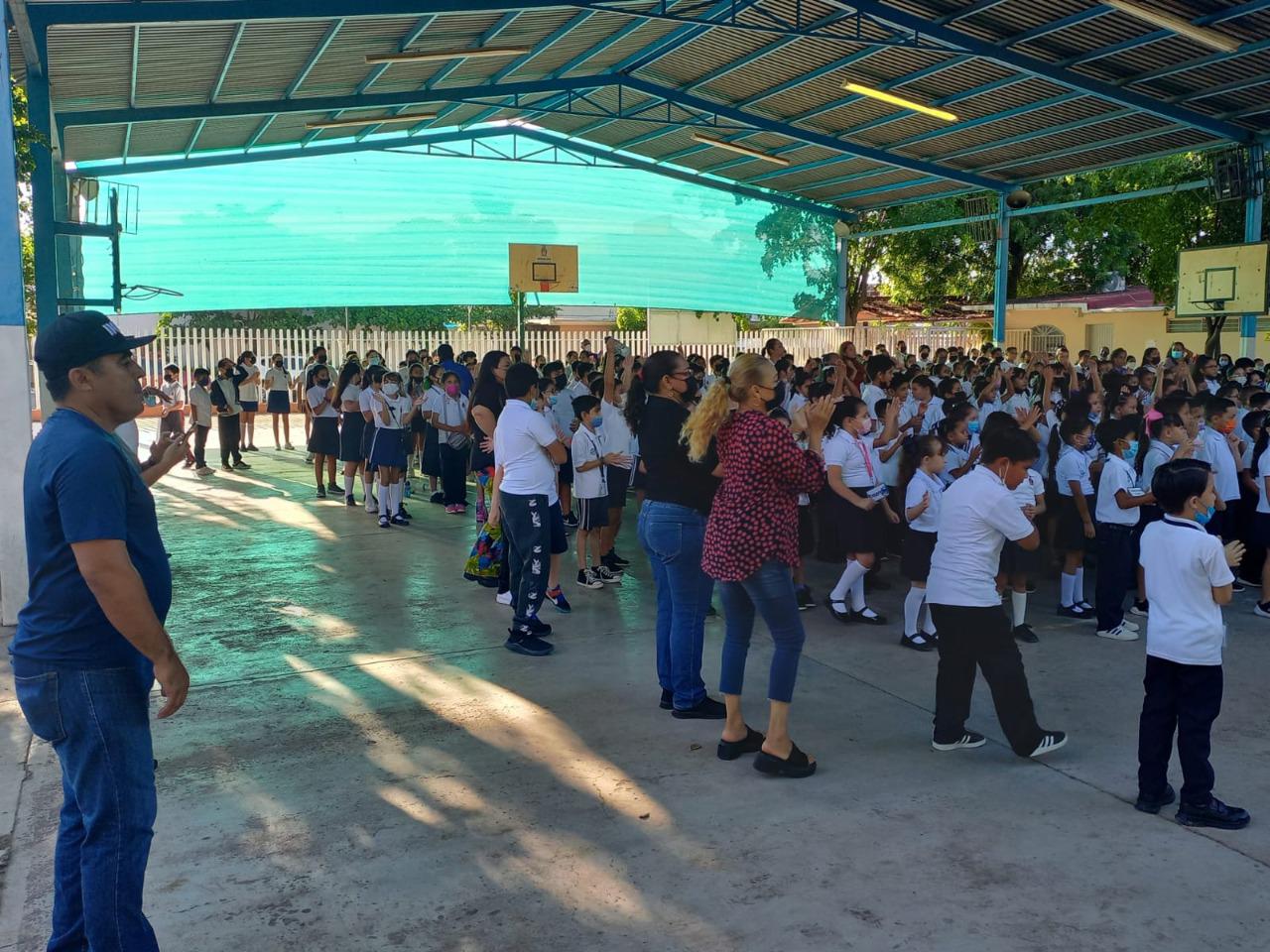$!Se activan alumnos de la Primaria Jaime Nunó de Culiacán
