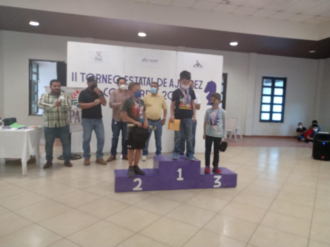 $!Hiram de Jesús Velarde es el rey del Torneo Estatal de Ajedrez Concordia 2022