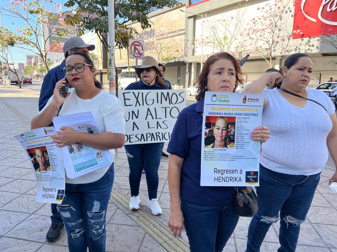 $!Exigen justicia y localización de familia desaparecida en Navolato