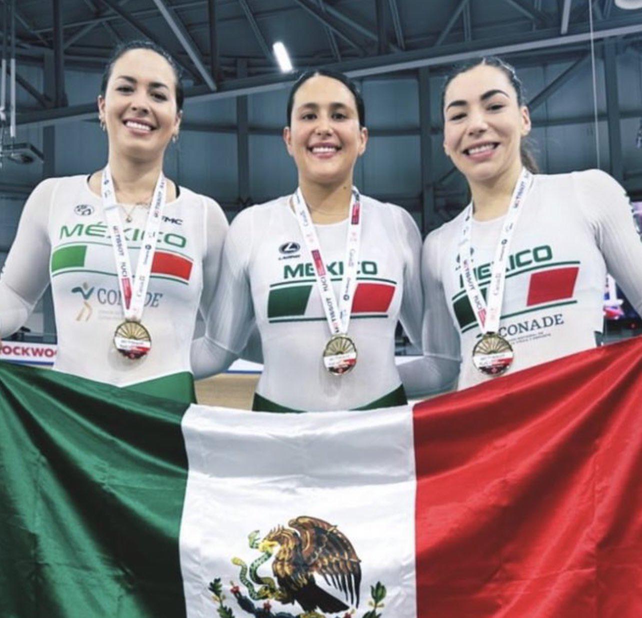 $!Luz Daniela Gaxiola y Jessica Salazar, la pareja dorada del ciclismo mexicano