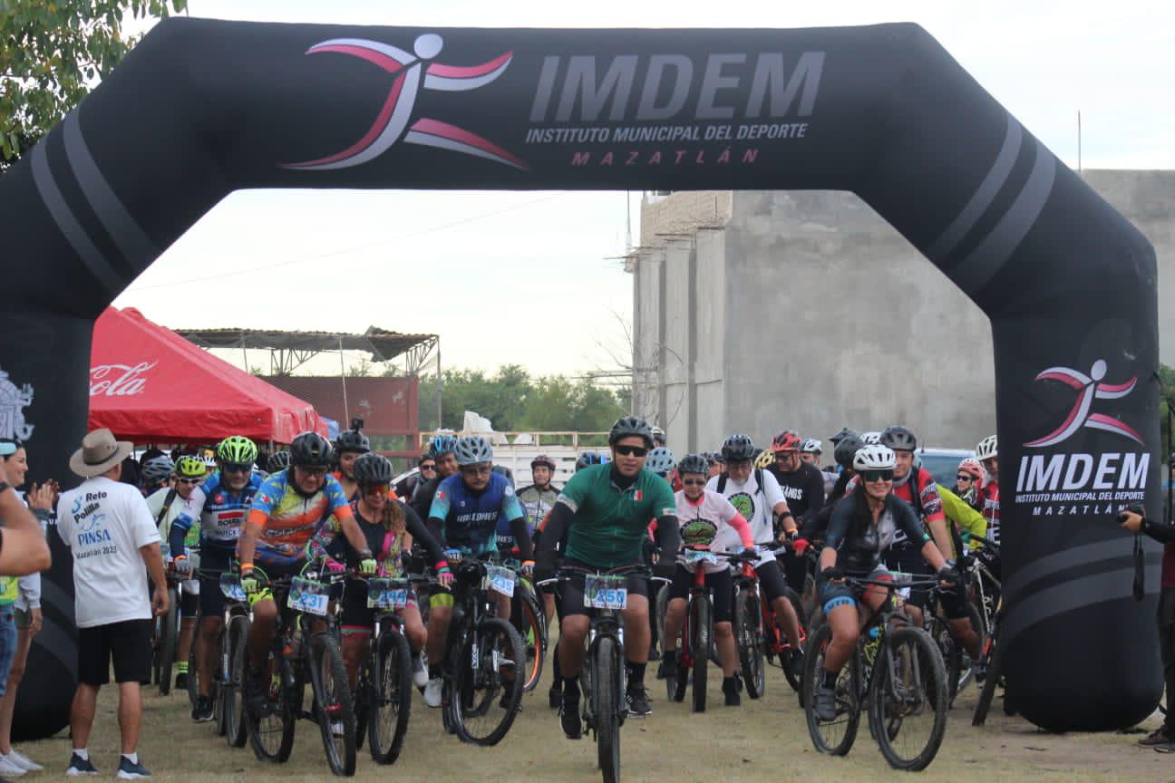 $!Toman 300 ciclistas el Reto Polillas 2023
