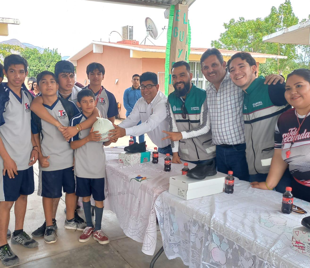 $!Apoya Imdec los Juegos Deportivos de Telesecundaria en Baila