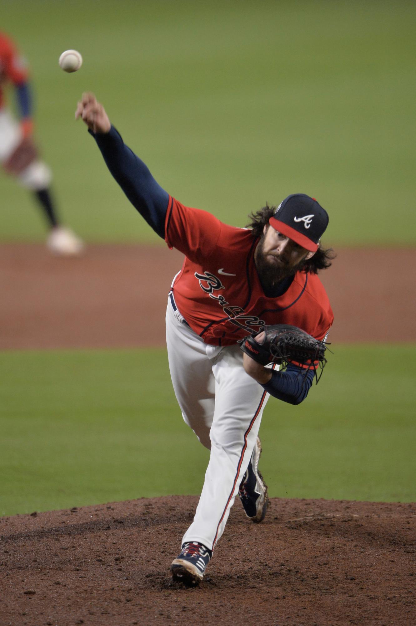 $!Pitcheo de los Bravos se faja y toma ventaja en la Serie Mundial ante Astros