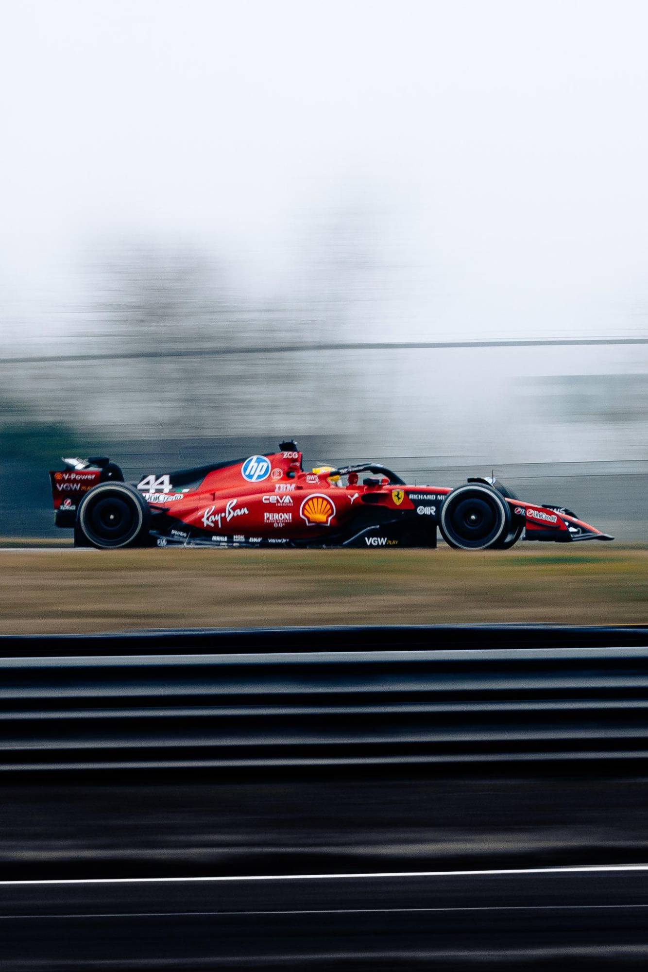 $!Accidente de Lewis Hamilton en pruebas privadas de Ferrari