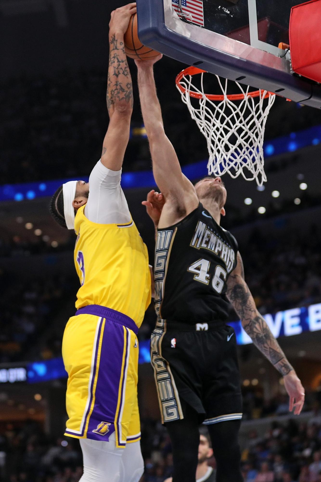 $!Memphis reacciona sin Morant y empata la serie ante Lakers