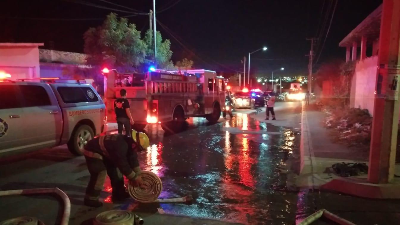 $!Escena de la explosión donde resultó herida Yaremi.