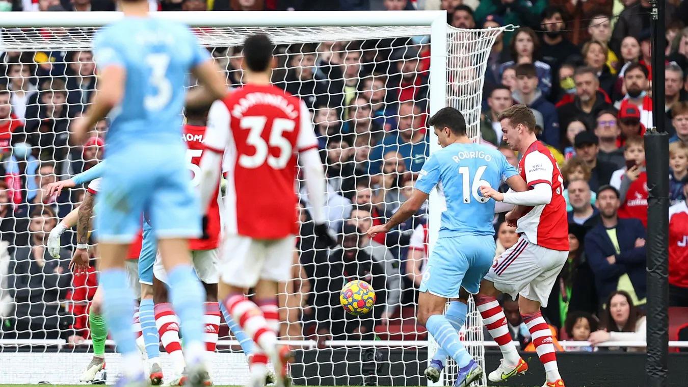 $!Rodri le da el triunfo al City, líder absoluto de la Premier, en su visita al Arsenal