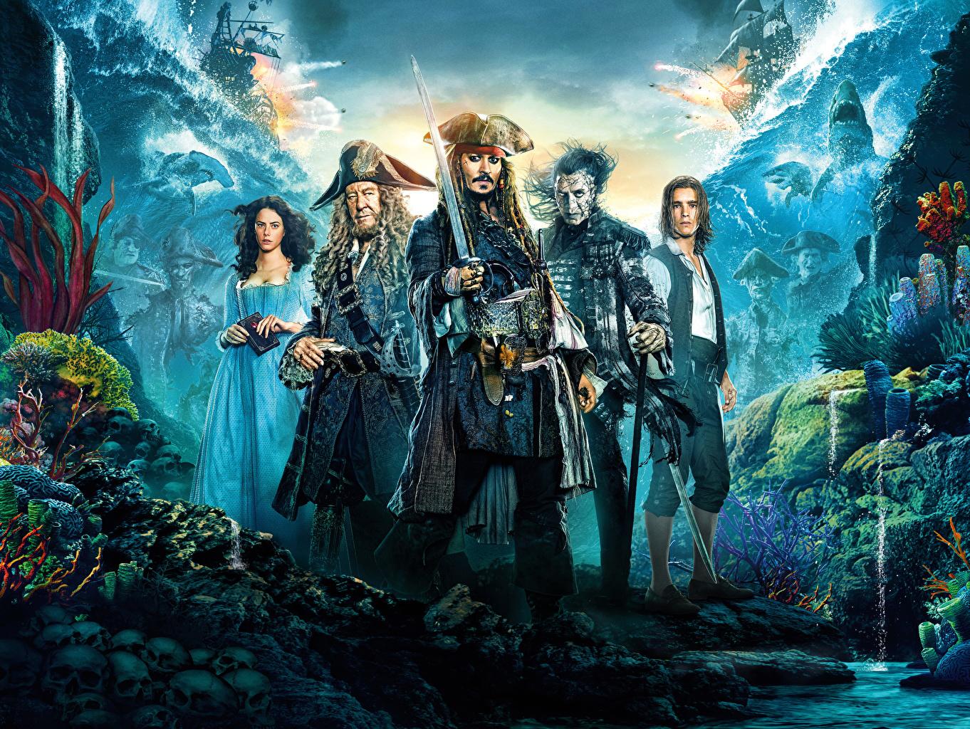 $!Hasta el momento se han filmado cinco películas de la saga Piratas del Caribe.