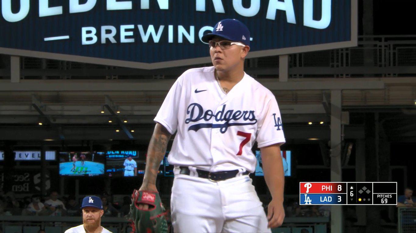 $!Filis maltrata a Julio Urías a punta de jonrones (VIDEOS)