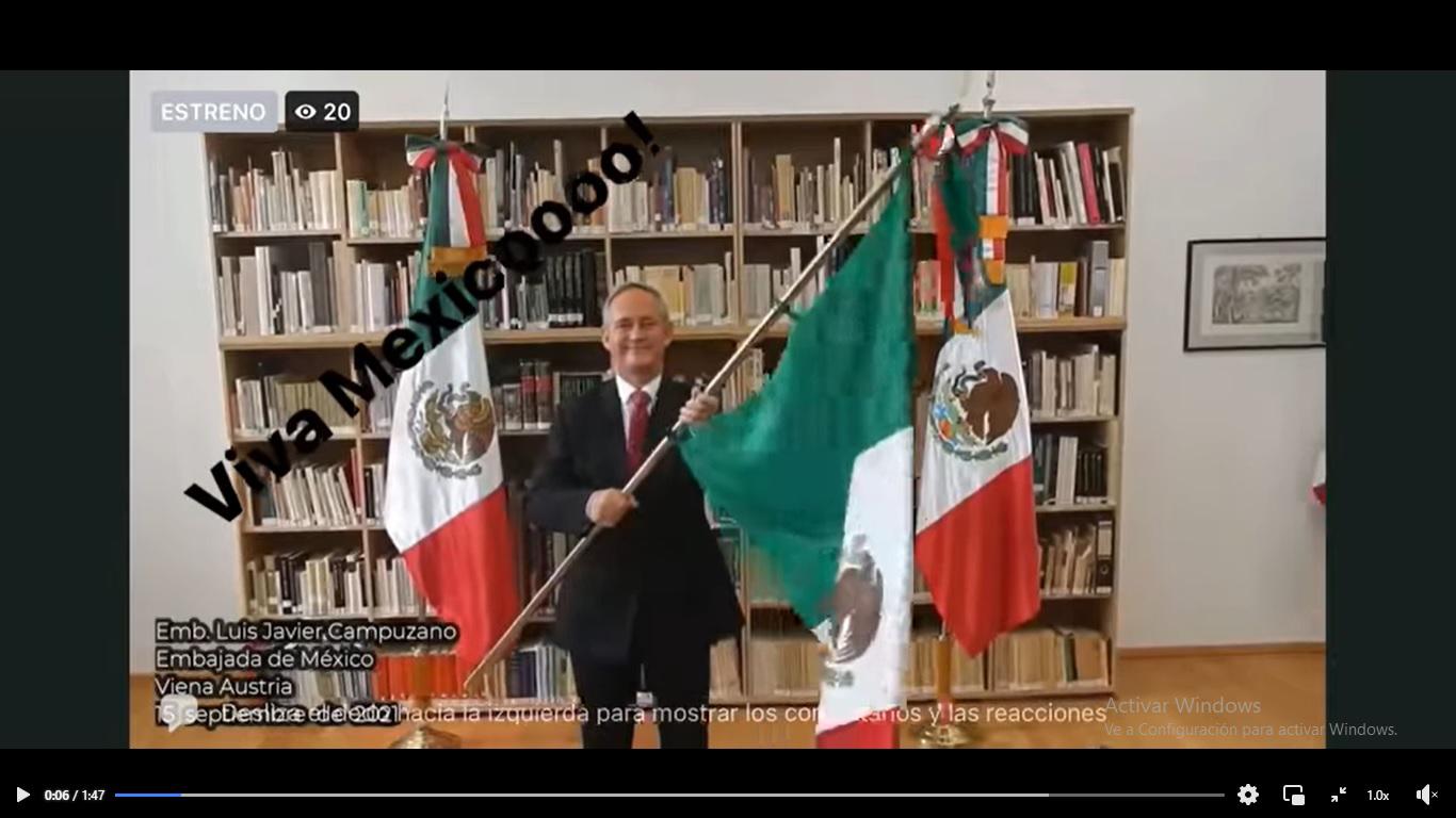 $!Desde Austria para el mundo, el tenor mazatleco Carlos Osuna se suma a las Fiestas Patrias entonando el Himno Nacional Mexicano