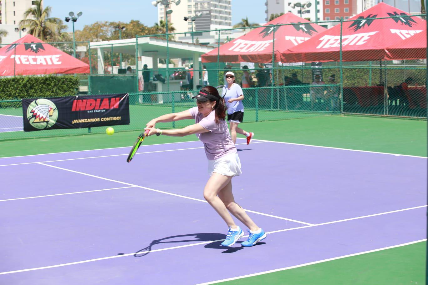 $!Yoli Jiménez y Nancy Rodríguez ganan en la categoría C de Tenis Agave Open