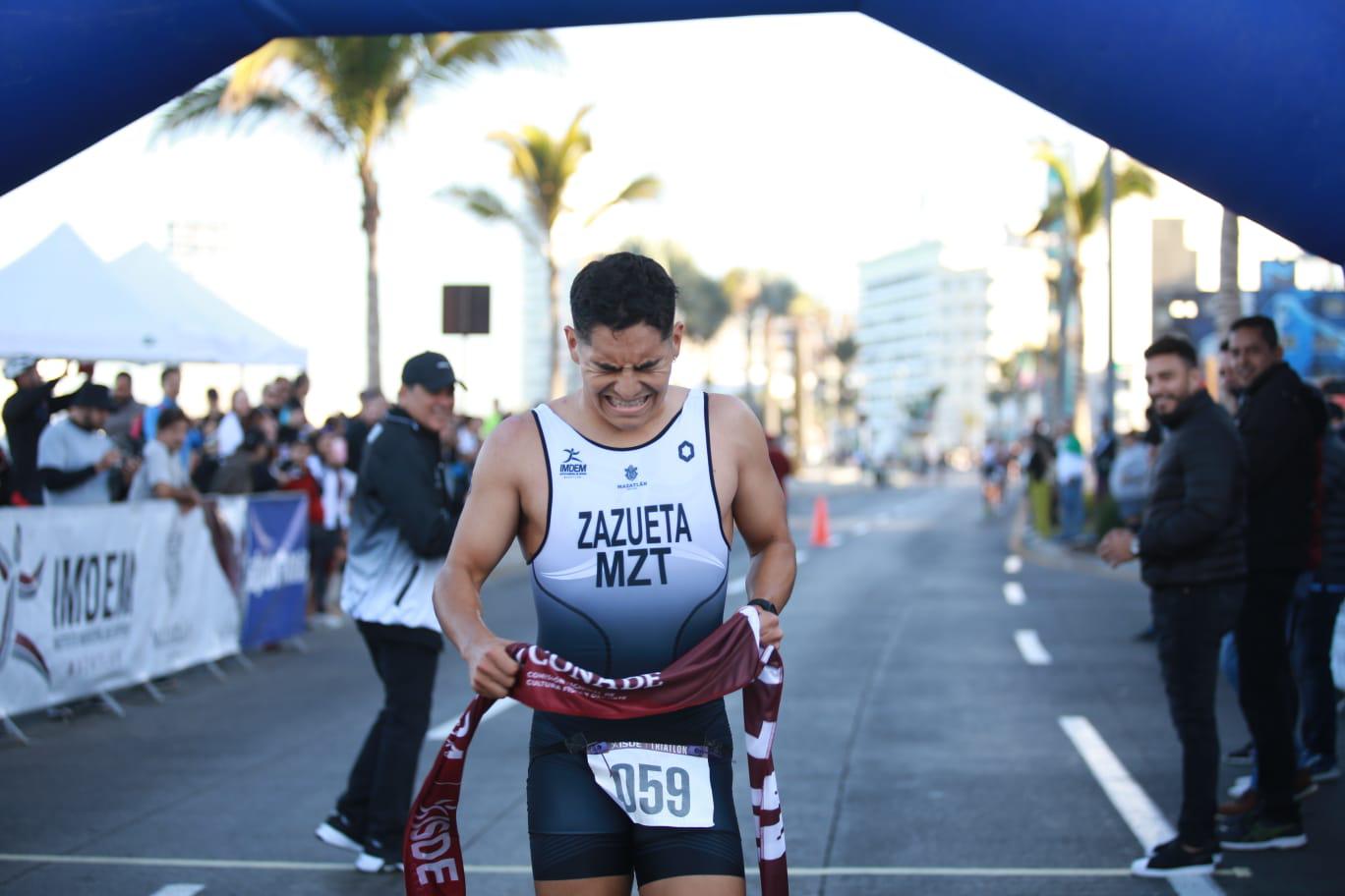 $!Mazatlán y Ahome, los reyes del triatlón estatal