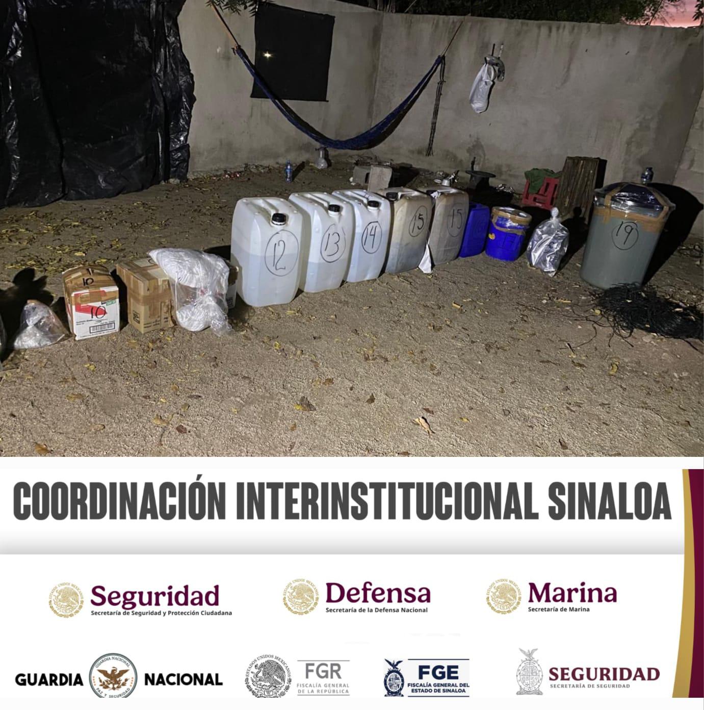 $!Tras cateo en Culiacán, aseguran precursores químicos para la elaboración de drogas