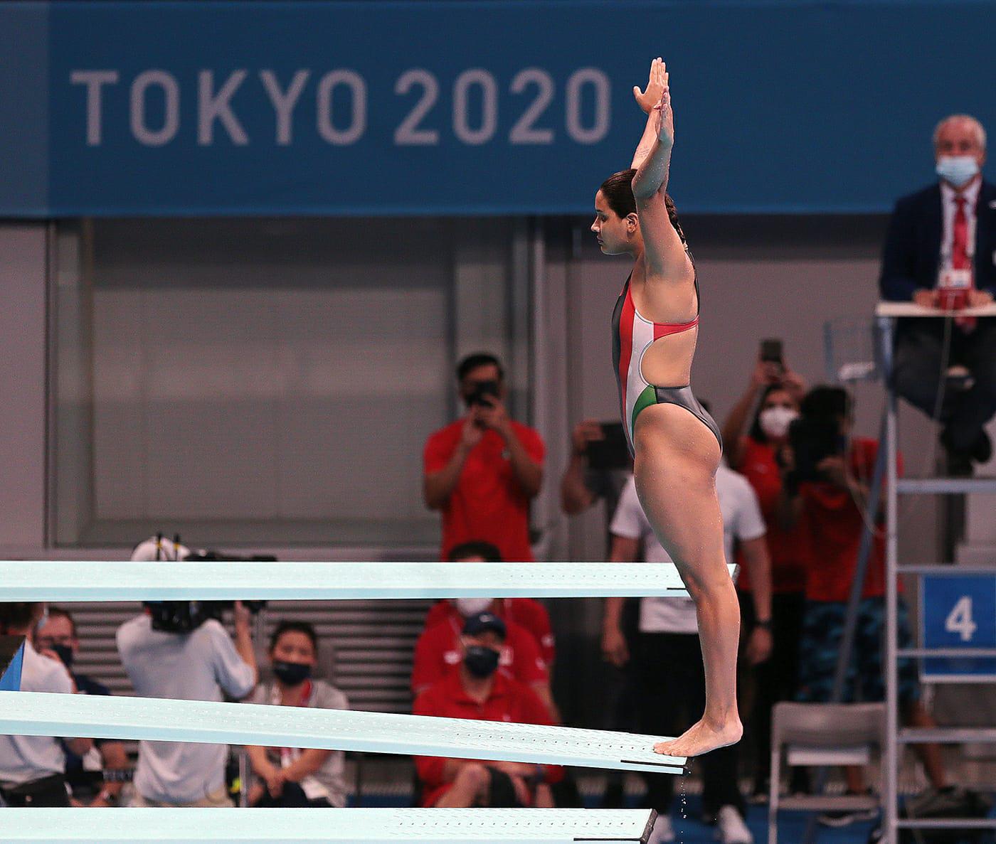 $!Aranza Vázquez concluye final de trampolín de 3 metros en sexto lugar