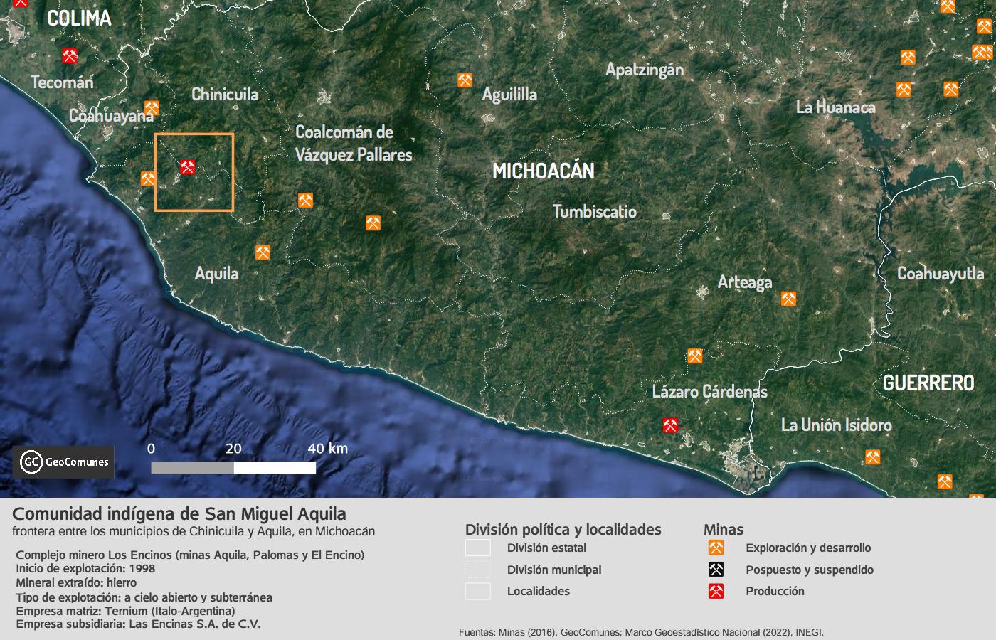 $!Región en donde se ubica la comunidad de San Miguel Aquila.