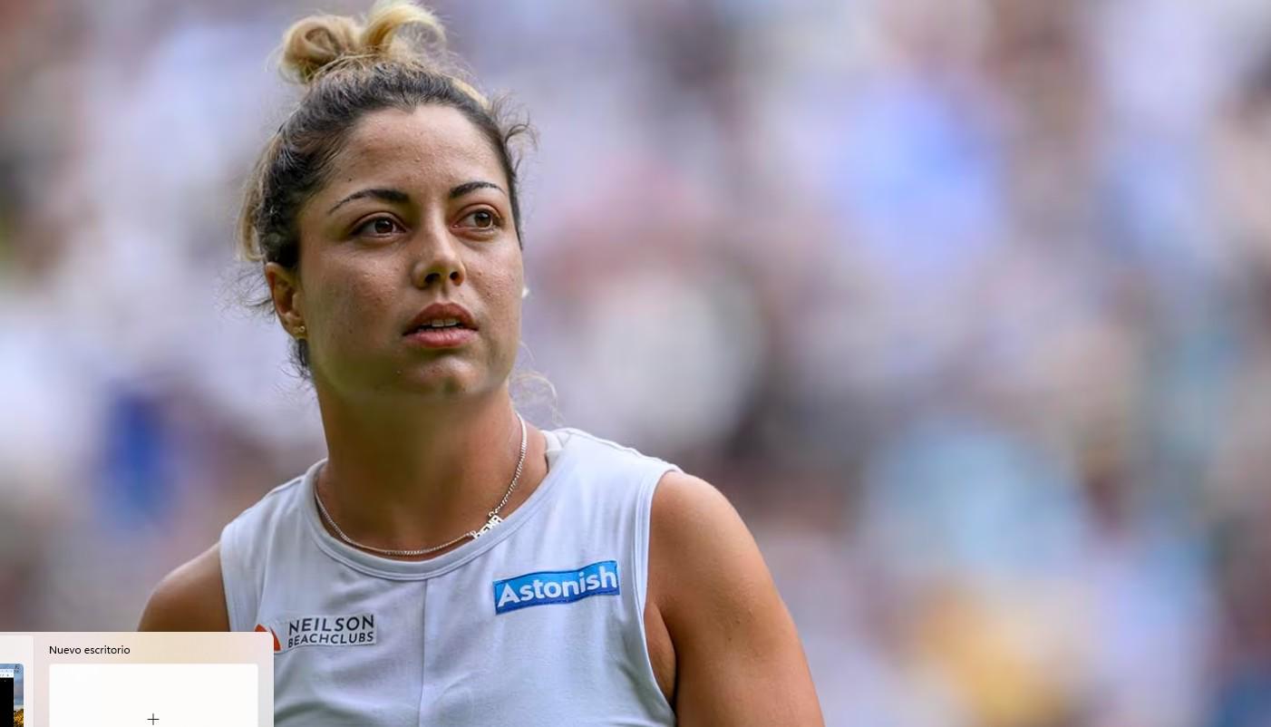 $!Renata Zarazúa cae en singles, pero mantiene viva la esperanza en dobles junto a Giuliana Olmos en Wimbledon