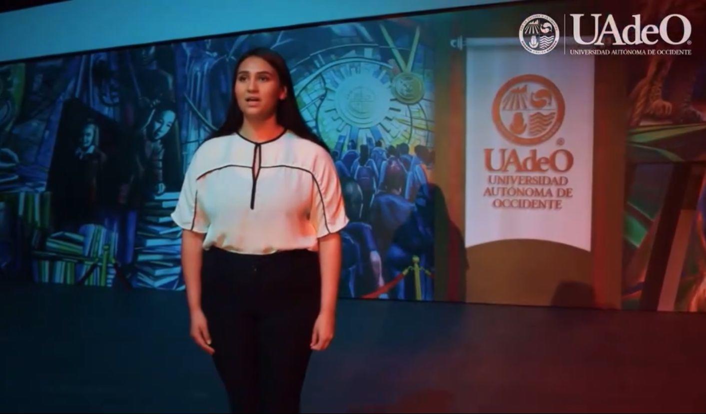 $!Hace UAdeO fotomontaje de la toma de protesta de Pedro Flores Leal