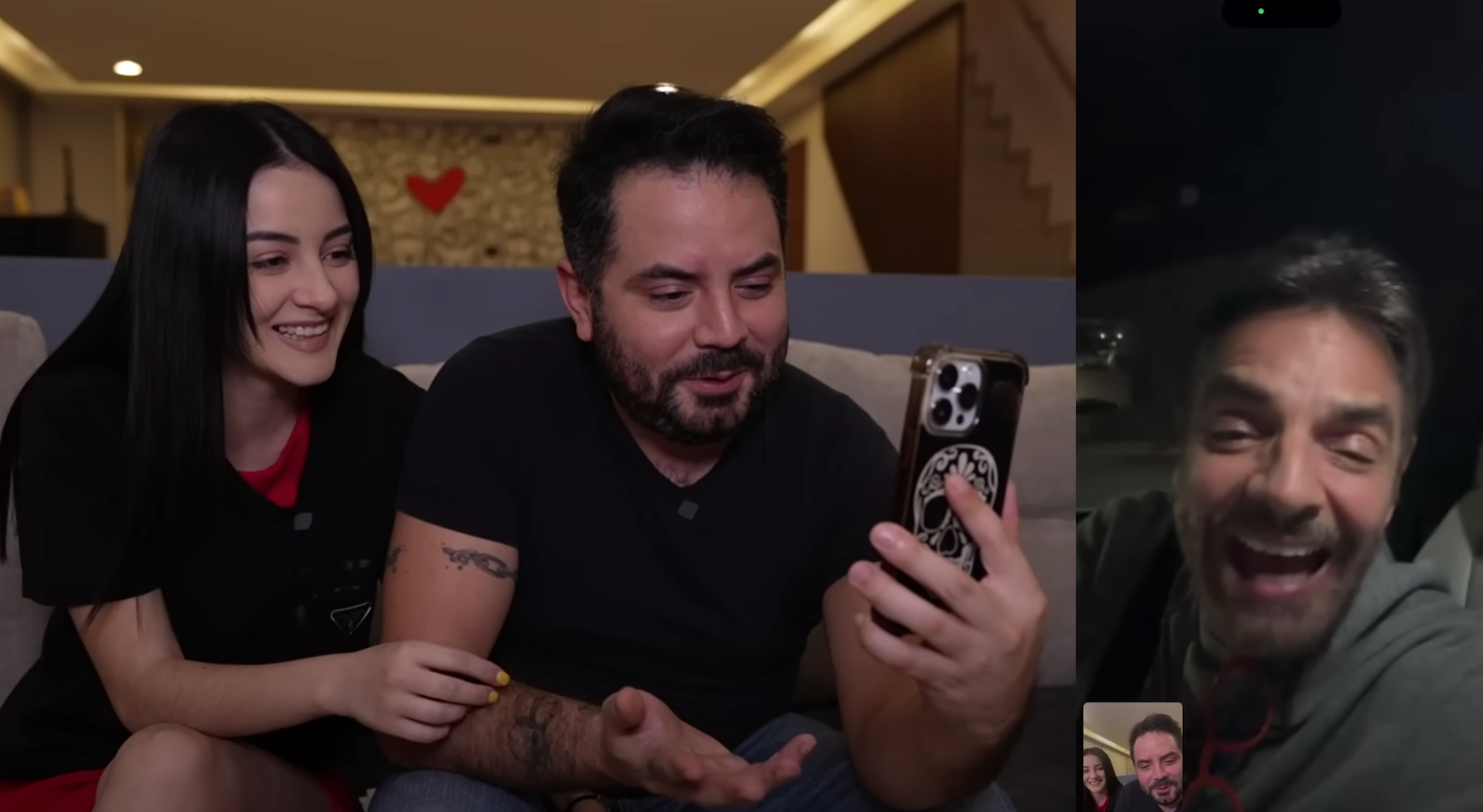 $!Eugenio Derbez está feliz de saber que será niña su próxima nieta.