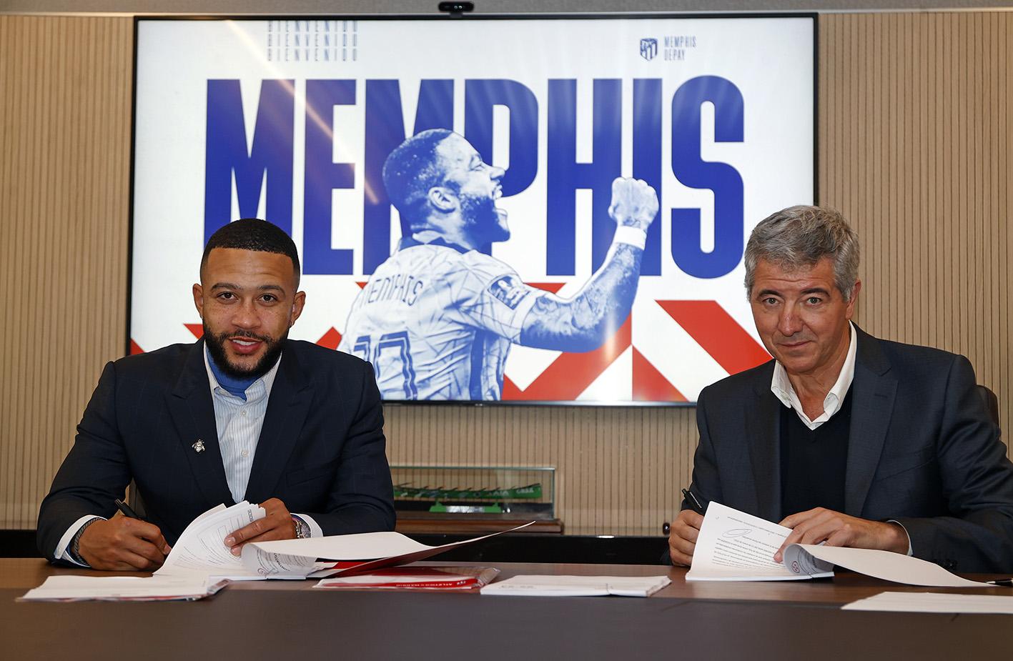 $!Memphis Depay llega al Atlético de Madrid