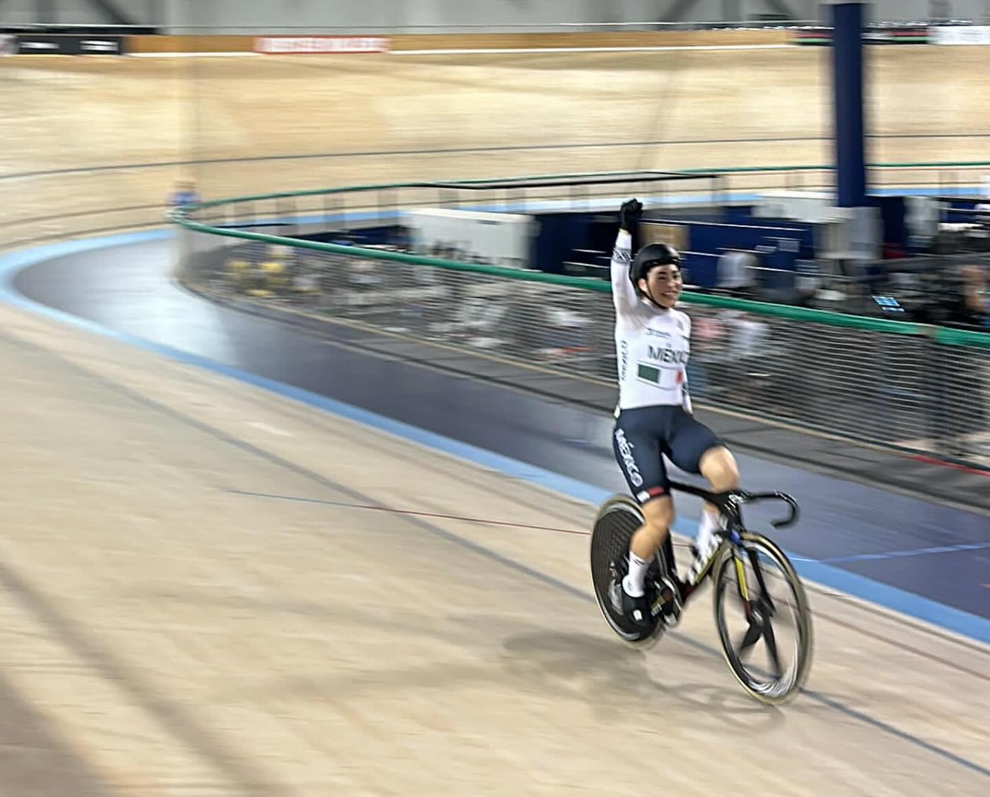 $!Sinaloense Luz Daniela Gaxiola es subcampeona panamericana en keirin