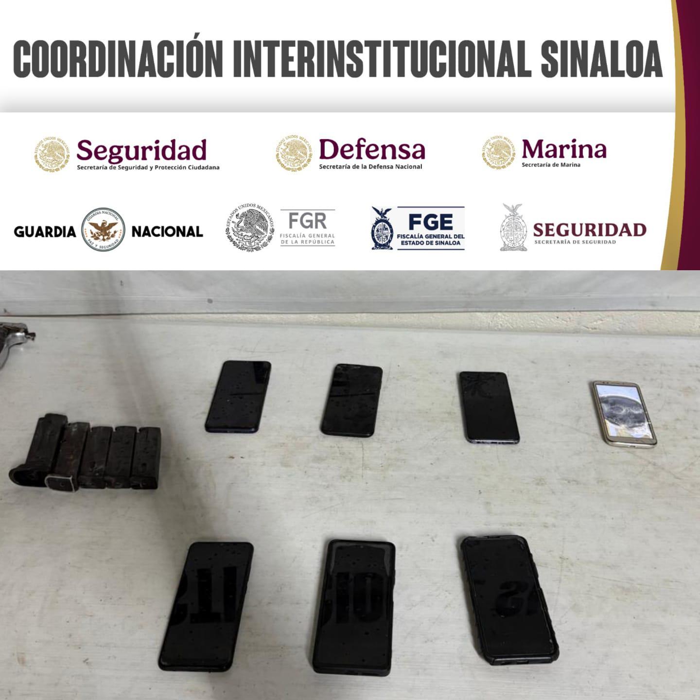 $!Aseguran armas de fuego y cargadores tras balacera en el penal de Aguaruto