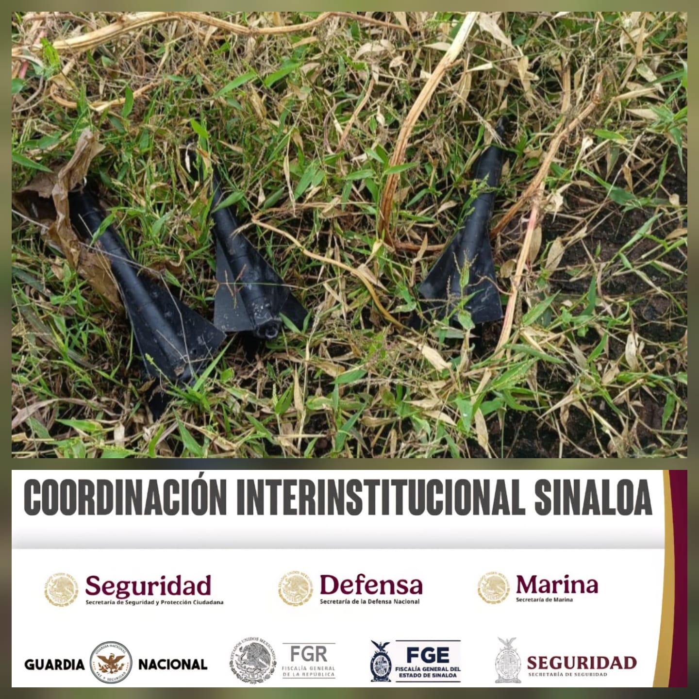 $!Ejército asegura vehículos y explosivos en El Tamarindo y Culiacancito
