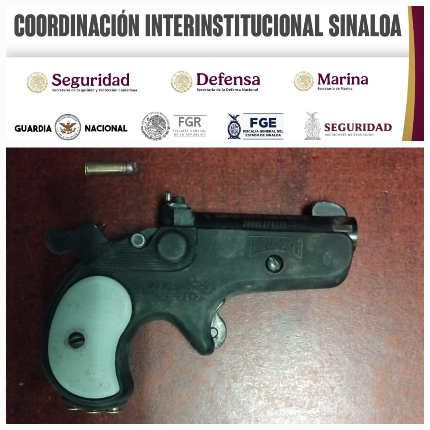 $!Detienen a un hombre en posesión de un arma de fuego en Culiacán