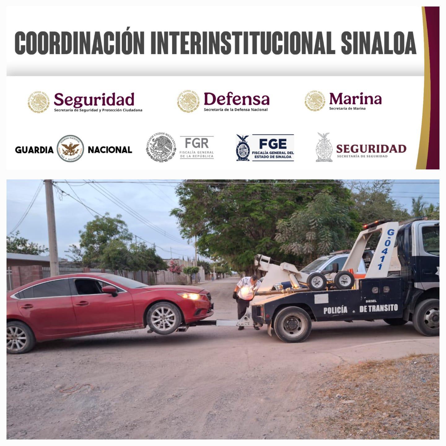 $!Semar asegura vehículos, cartuchos, cargadores y equipo táctico en Pueblos Unidos, en Culiacán