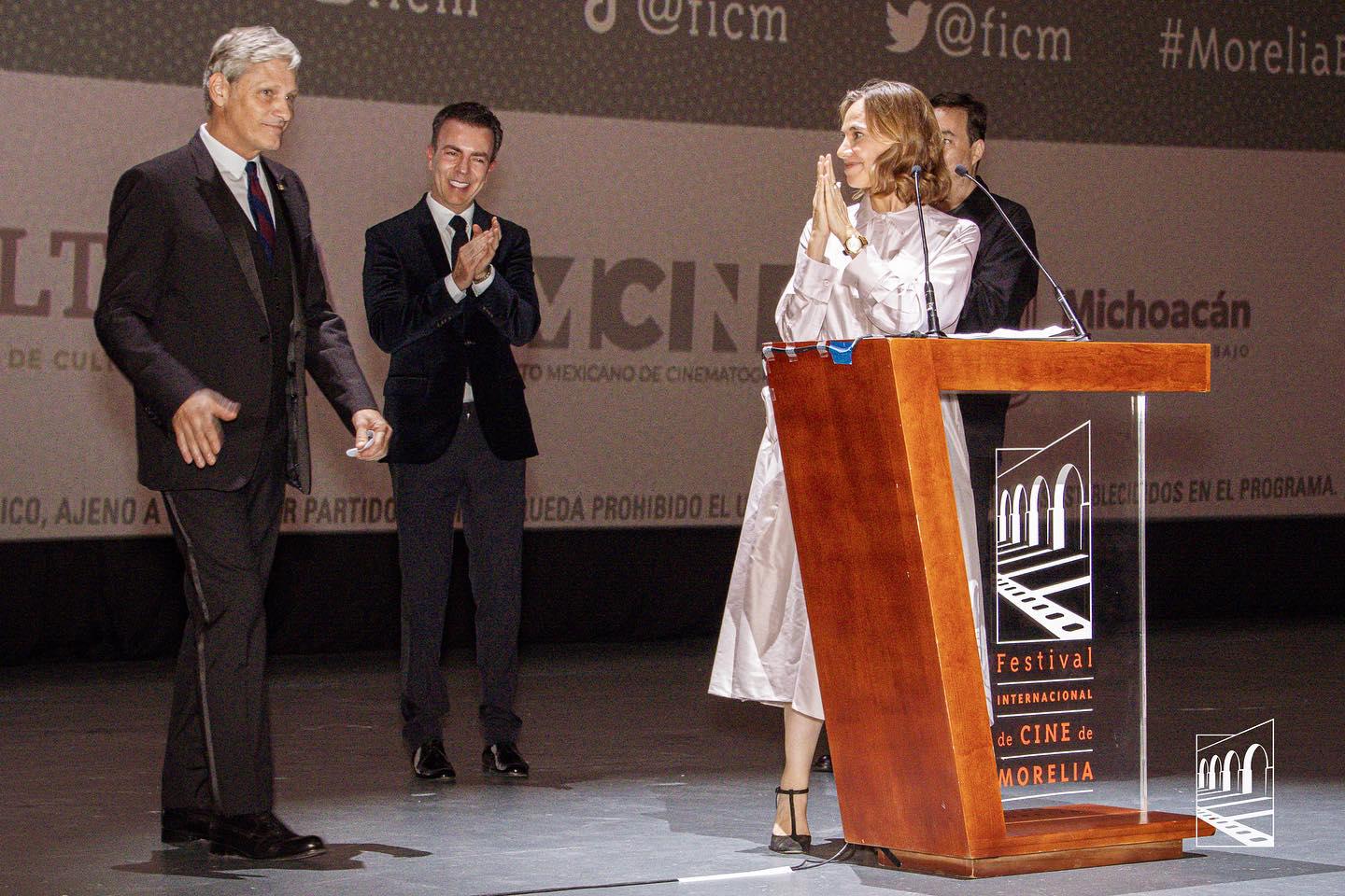 $!Viggo Mortensen, durante la inauguración.