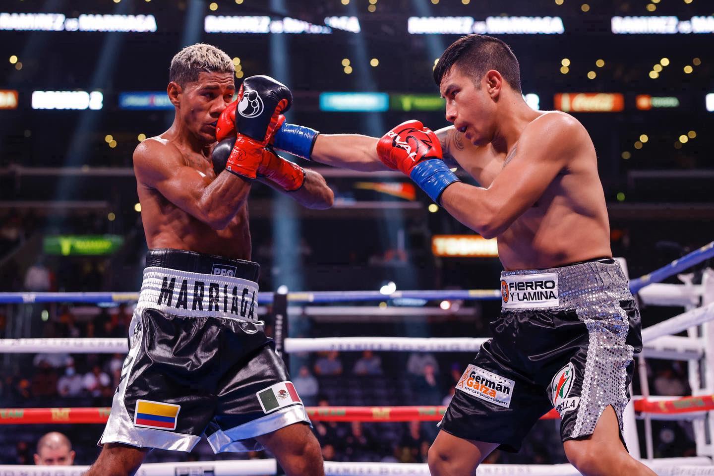 $!Mochiteco Eduardo Ramírez vence a colombiano Miguel Marriaga en eliminatoria CMB