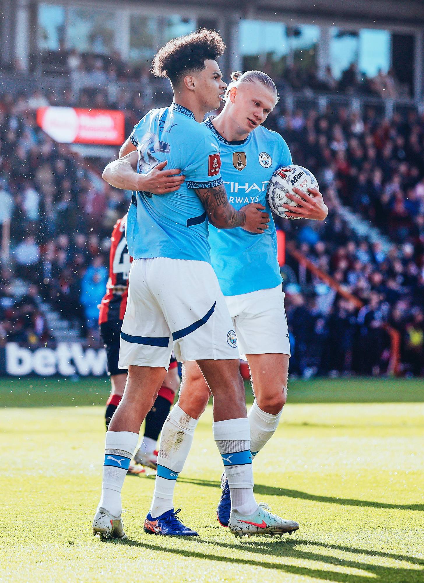 $!Manchester City supera al Bournemouth en la FA Cup pese a errores y lesión de Haaland