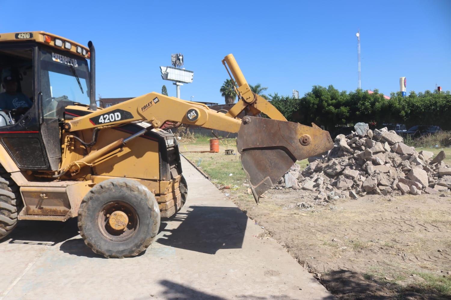 $!Ponen en marcha remodelación de Unidad Deportiva Sahop