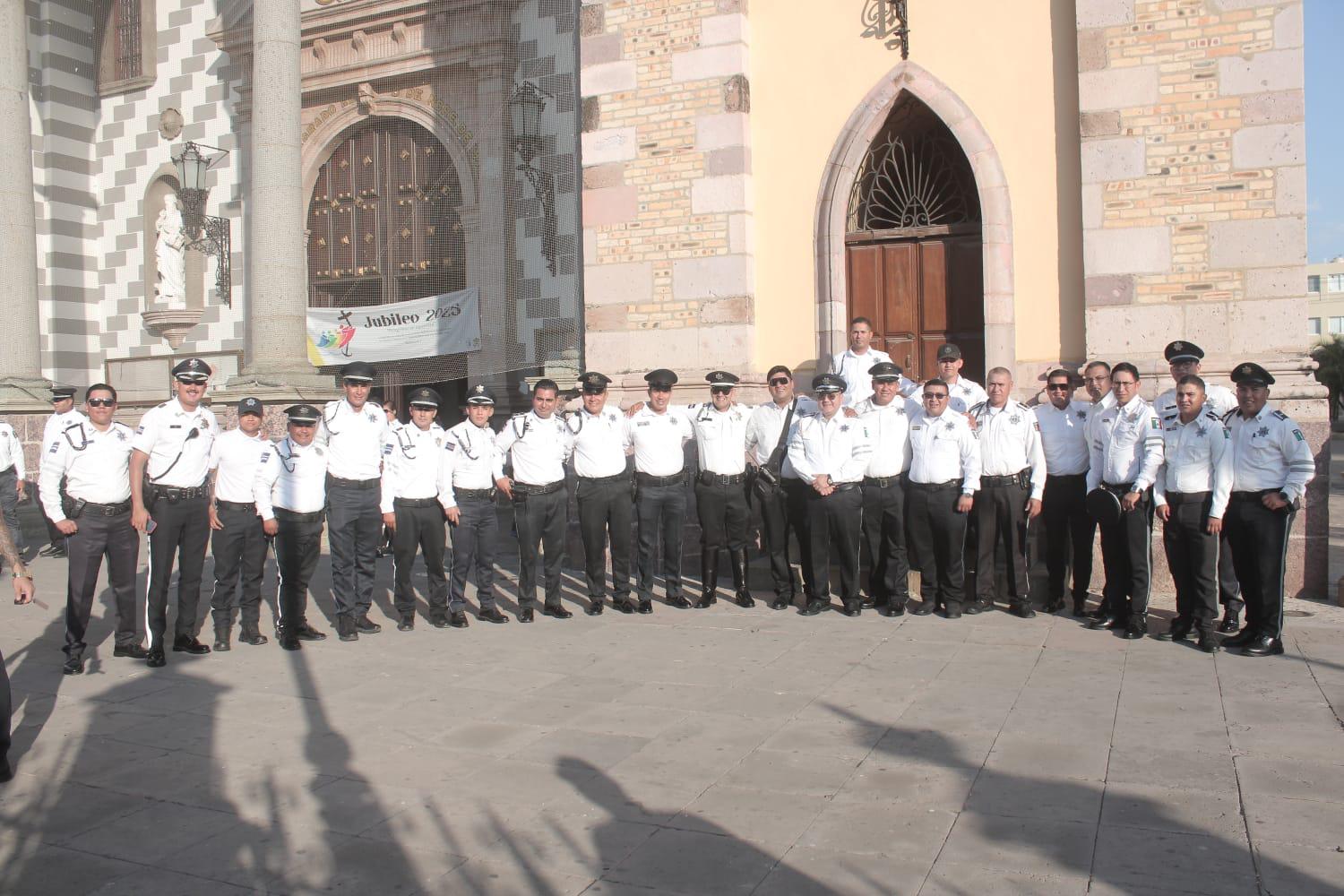 $!Agentes de Tránsito de Mazatlán celebran su día con misa