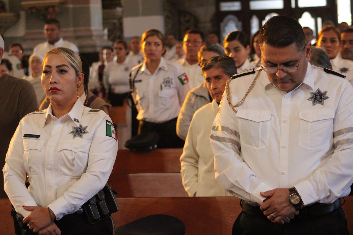 $!Agentes de Tránsito de Mazatlán celebran su día con misa