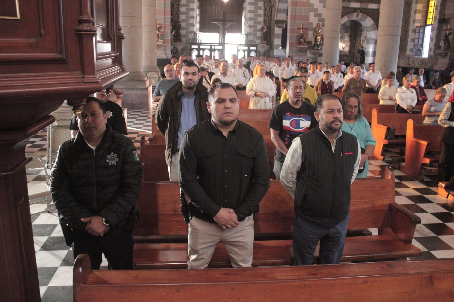 $!Agentes de Tránsito de Mazatlán celebran su día con misa