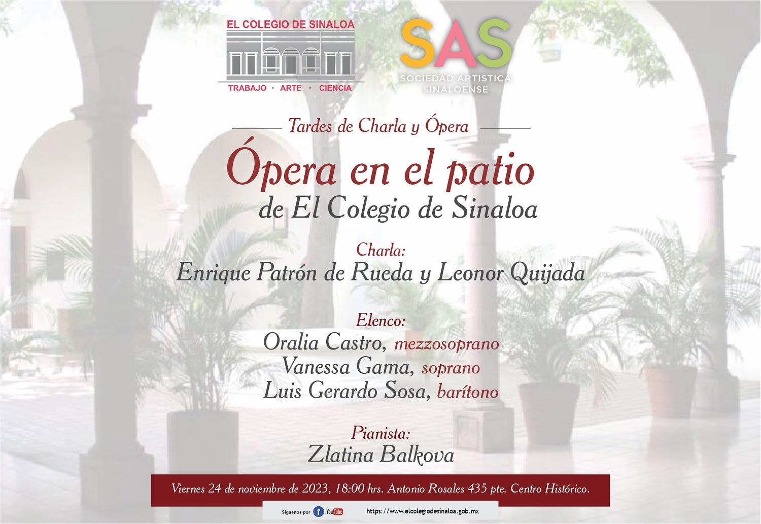 $!El evento será el viernes 24, a las 18:00 horas, en El Colegio de Sinaloa.
