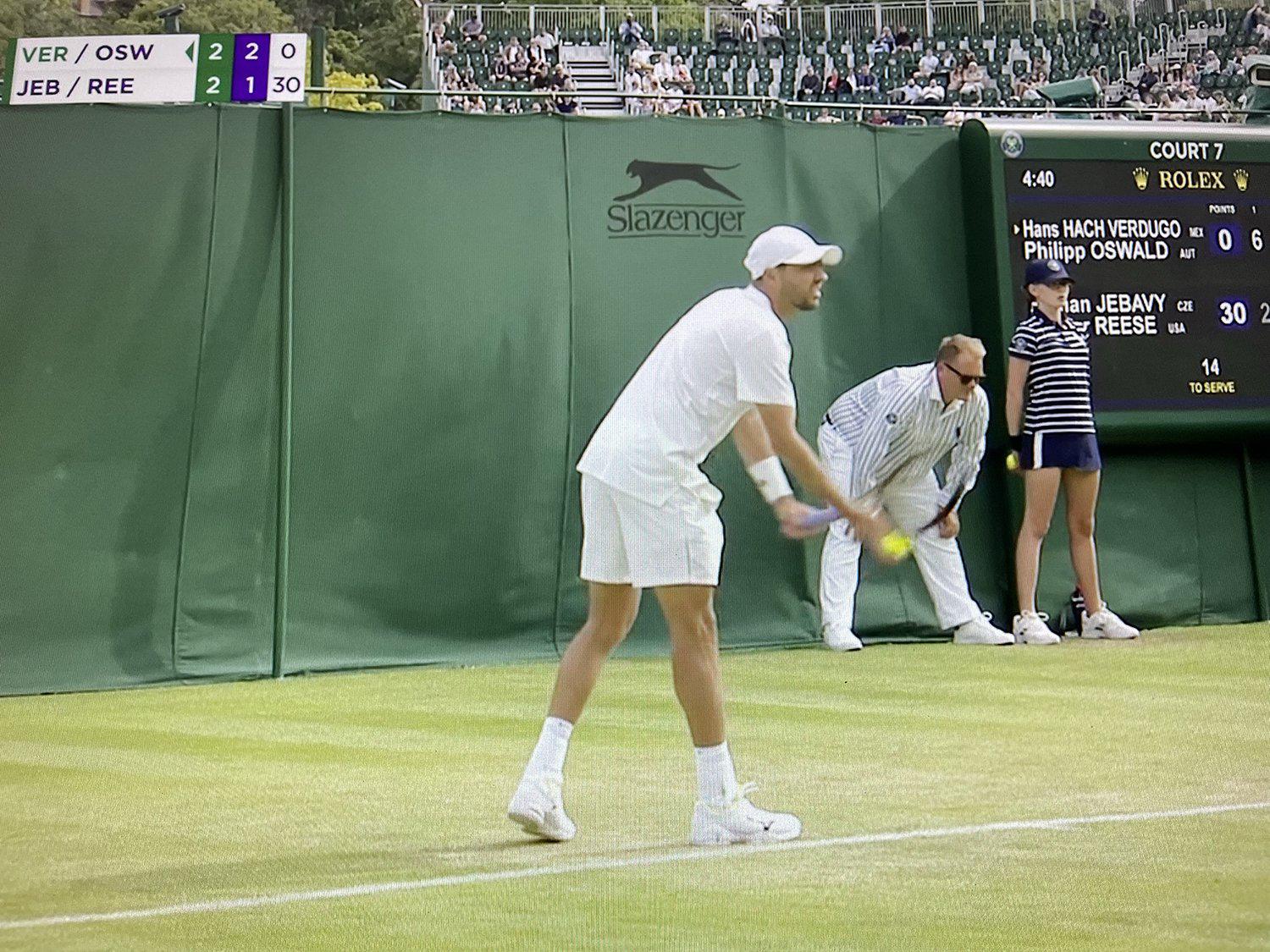$!Culichi Hans Hach Verdugo debuta con triunfo en Wimbledon