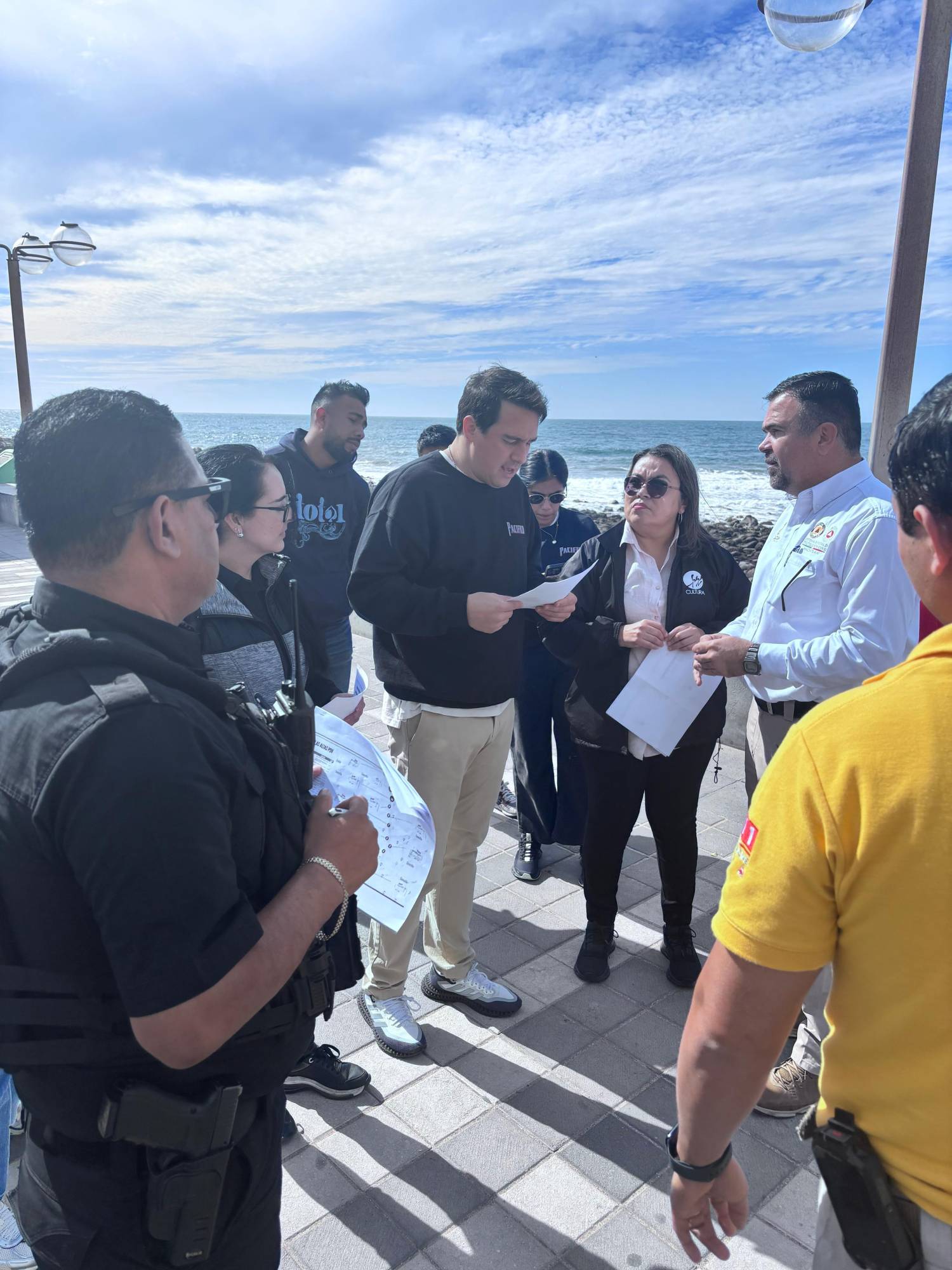 $!Recorren autoridades y patrocinadores zona carnavalera para garantizar fluidez en sitios de venta